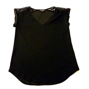 Silky Black Blouse